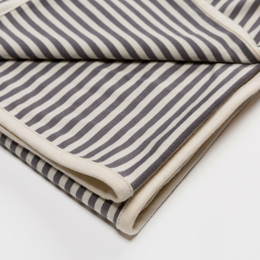 Home HART + LAND | Bamboo Swaddle Blanket- Simple Stripe