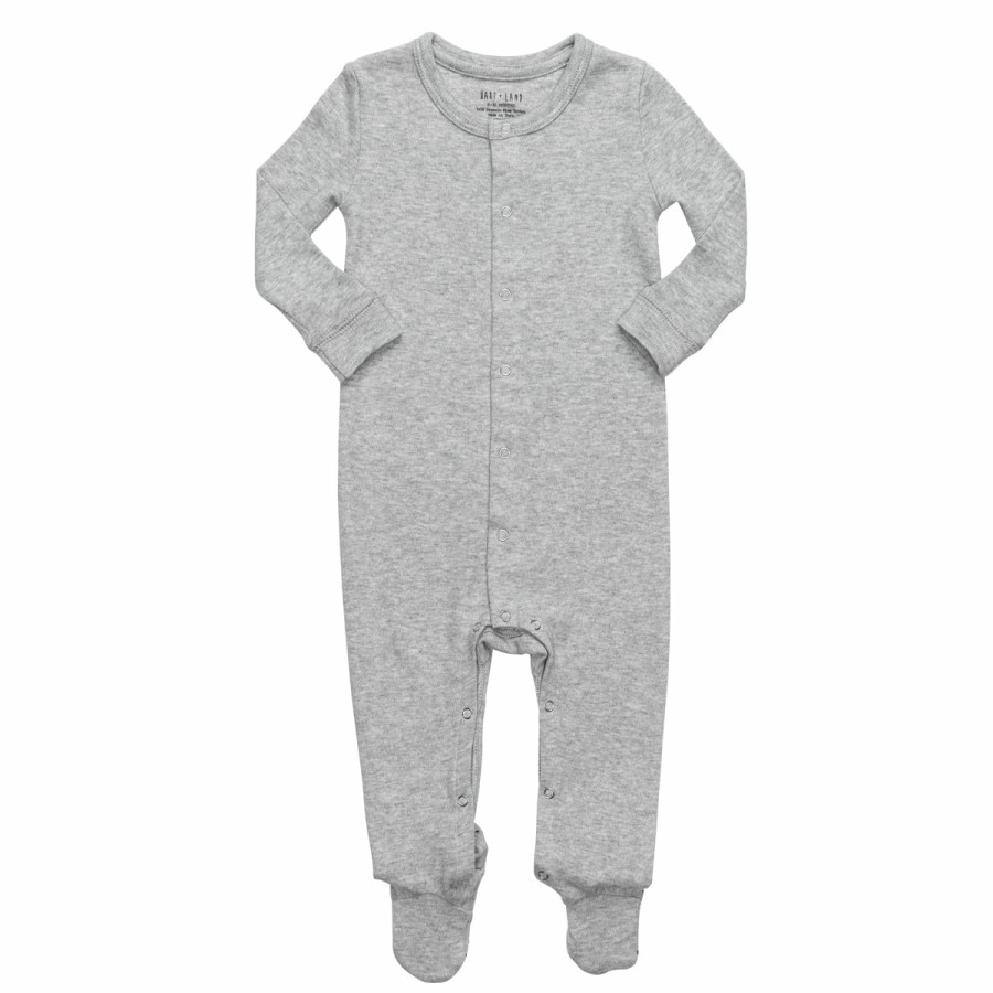 Clothing & Accessories HART + LAND Pajamas | Baby/Toddler Organic Solid Footed Bodysuit