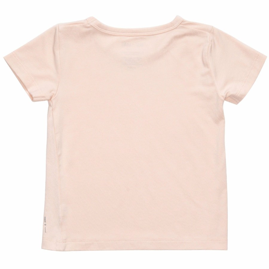 Clothing & Accessories HART + LAND Tops | Baby/Toddler/Big Kid Bamboo Solid Short Sleeve Crew Tee