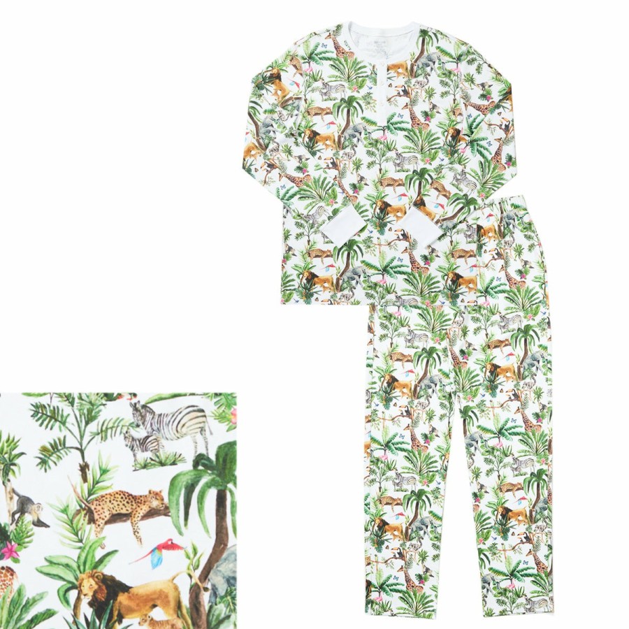 Clothing & Accessories HART + LAND | Men'S Organic Pima Cotton Pj Set - Jungle