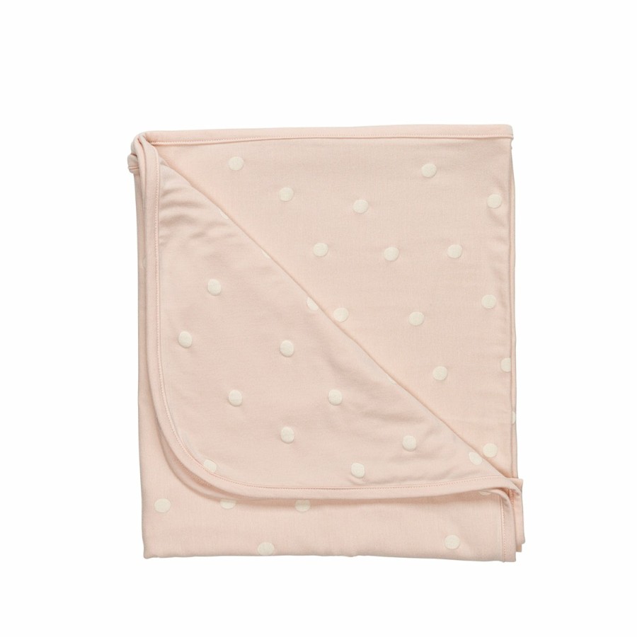 Home HART + LAND | Bamboo Swaddle Blanket- Polka Dots