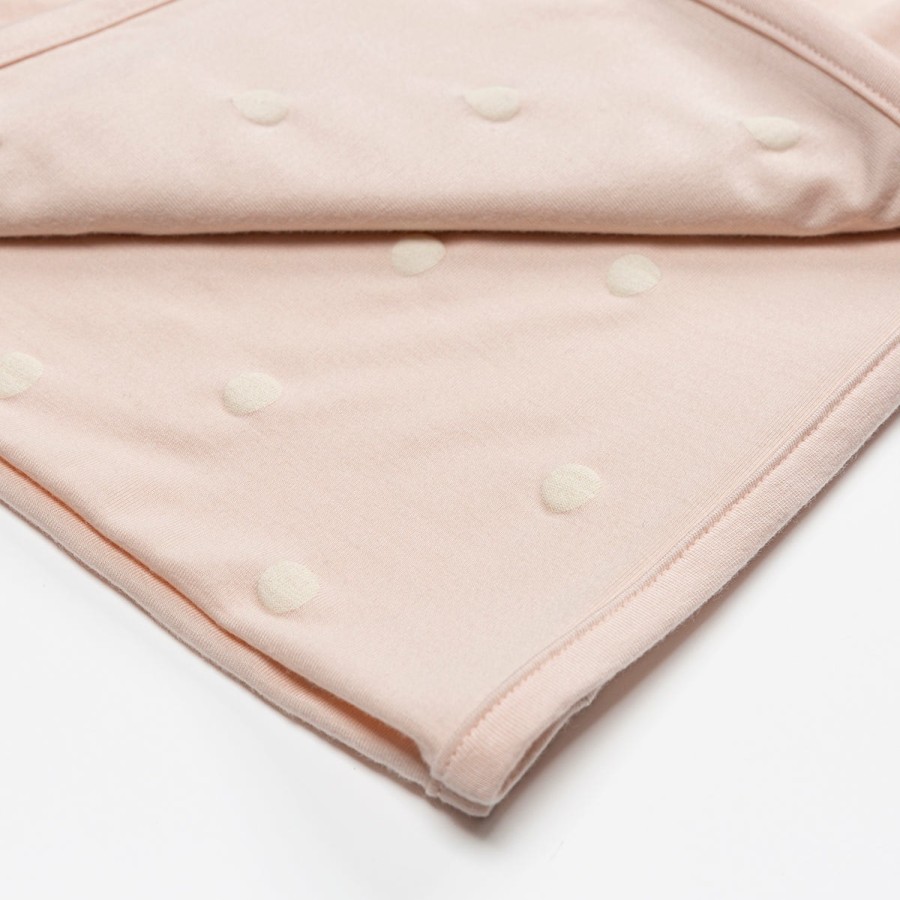 Home HART + LAND | Bamboo Swaddle Blanket- Polka Dots