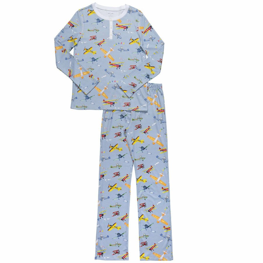 Clothing & Accessories HART + LAND | Women'S Pima Cotton Pj Set - Fly Away