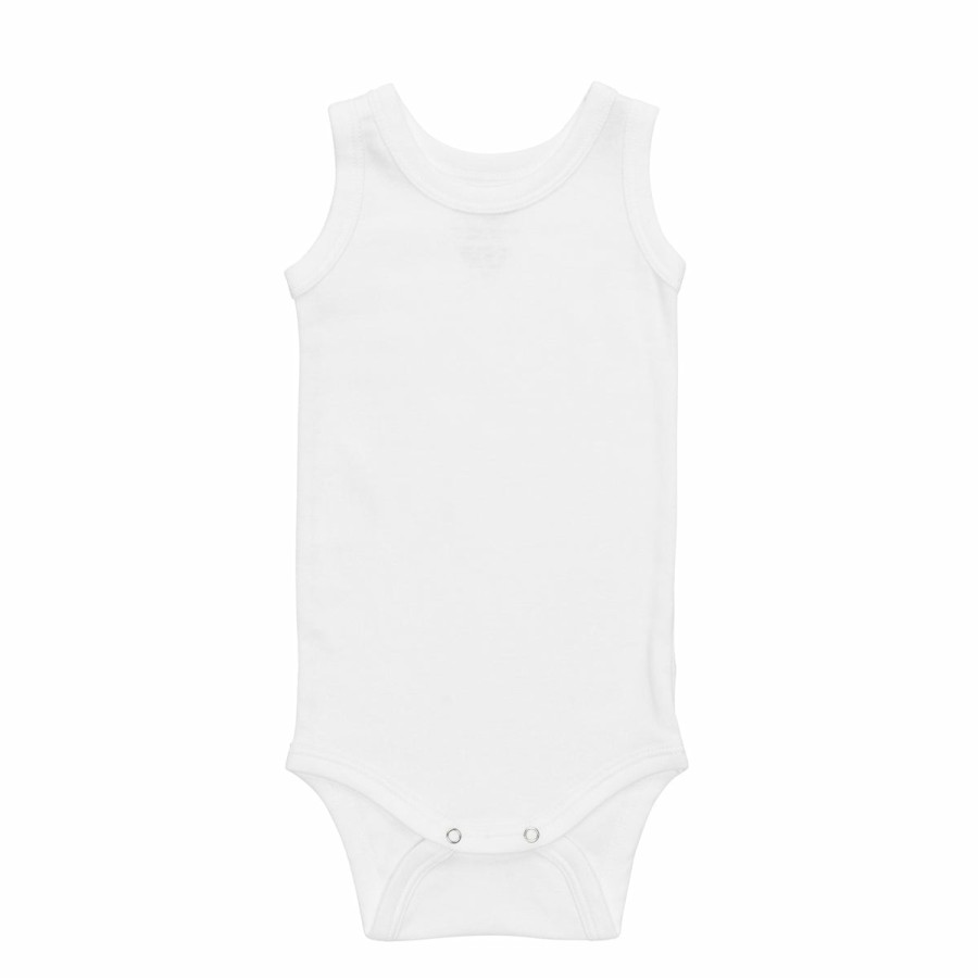 Clothing & Accessories HART + LAND Onesies & Rompers | Baby/Toddler Organic Solid Tank Bodysuit