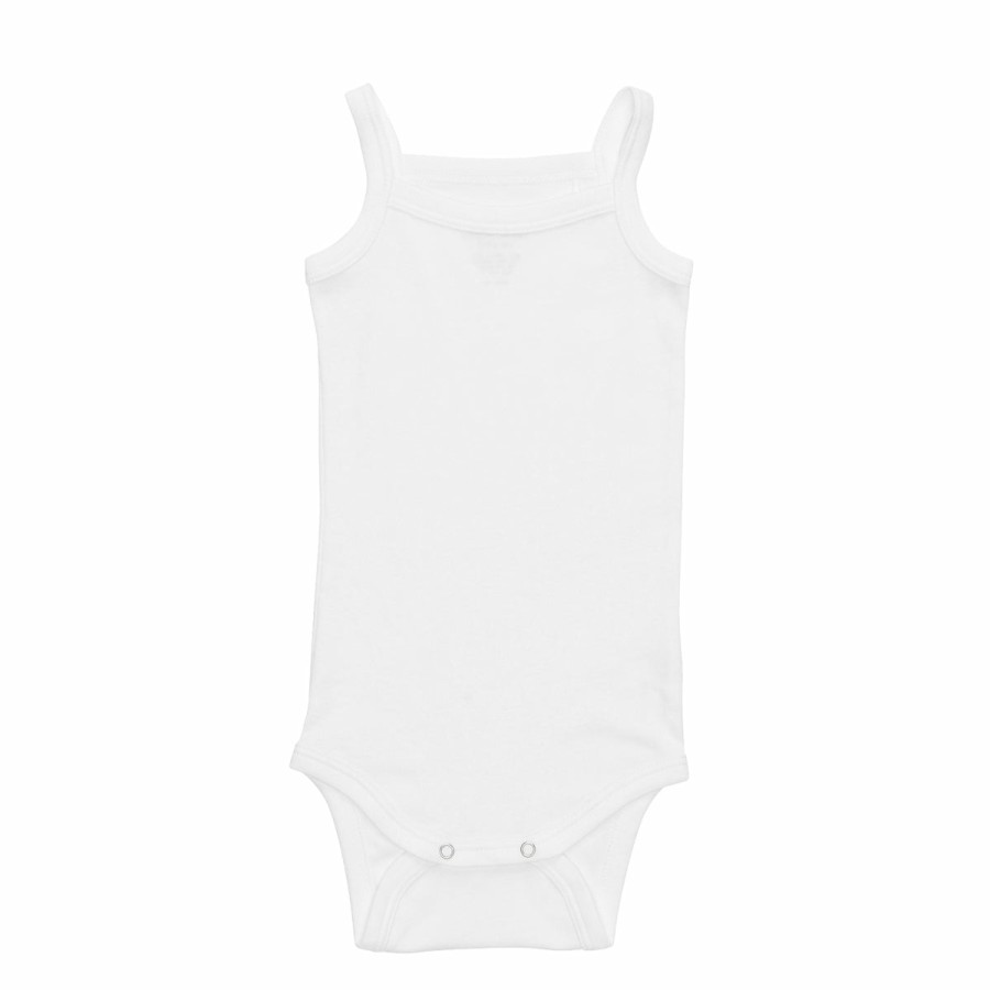 Clothing & Accessories HART + LAND Onesies & Rompers | Baby/Toddler Organic Cami Solid Bodysuit