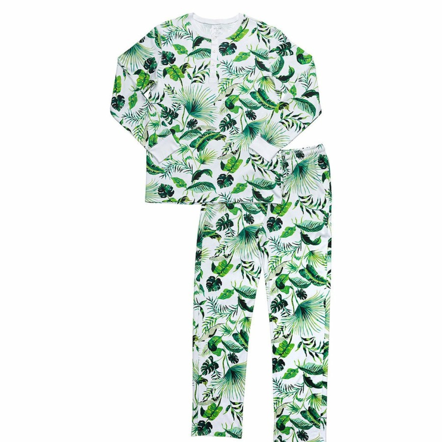 Clothing & Accessories HART + LAND | Men'S Organic Pima Cotton Pj Set - Palm Dreams