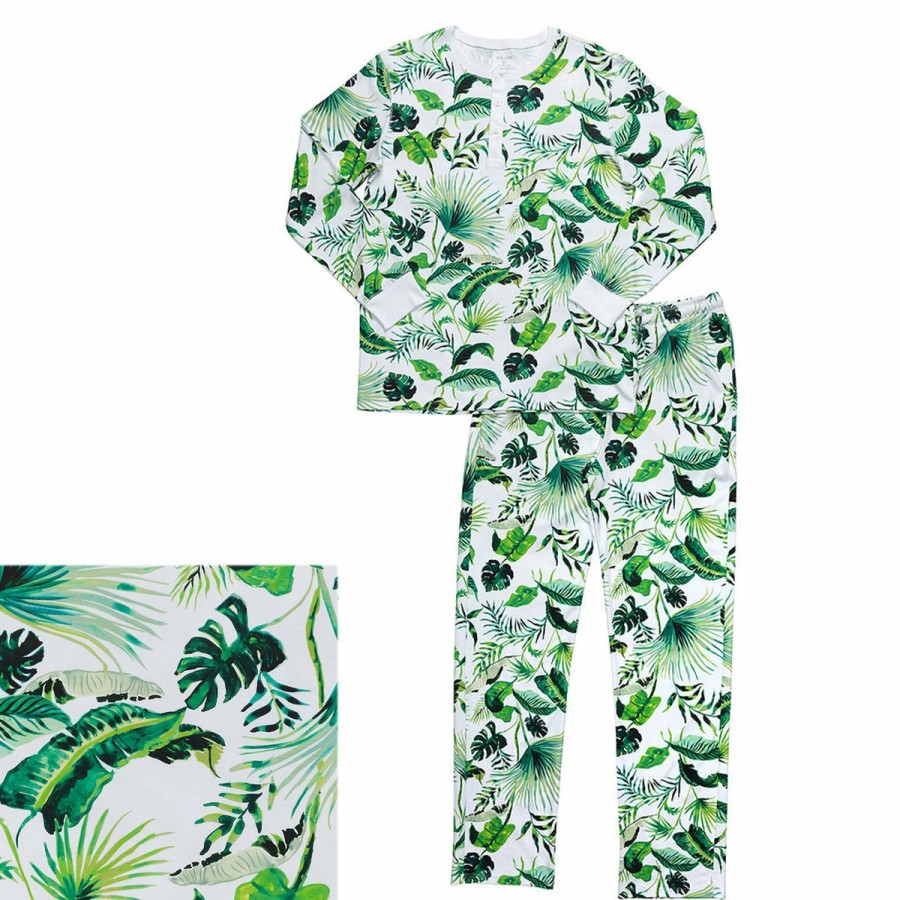 Clothing & Accessories HART + LAND | Men'S Organic Pima Cotton Pj Set - Palm Dreams