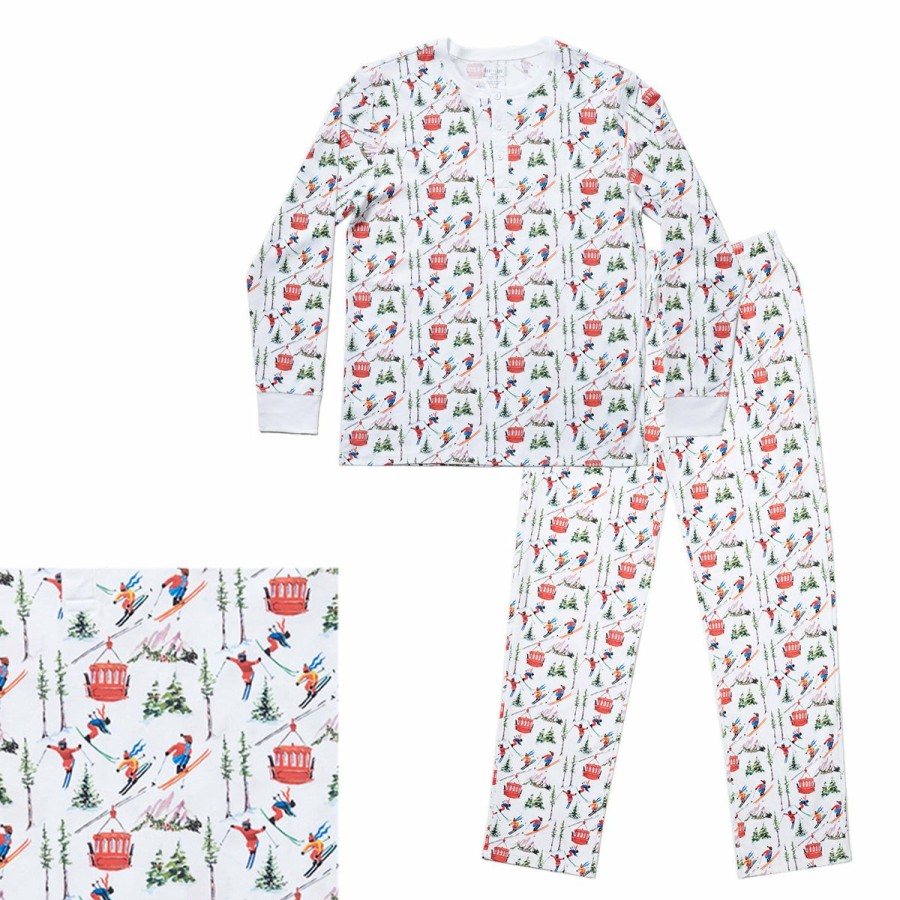 Clothing & Accessories HART + LAND | Men'S Organic Pima Cotton Pj Set - Skiers