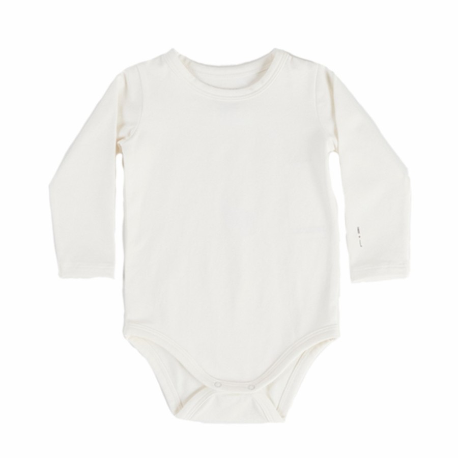 Clothing & Accessories HART + LAND Onesies & Rompers | Baby/Toddler Organic Long Sleeve Crew Bodysuit