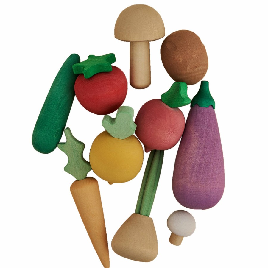 Play Raduga Grez | Vegetable Wooden Food Set - Volume 1