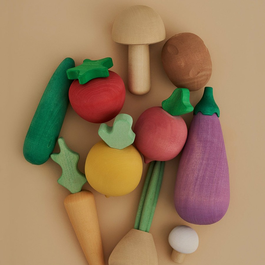 Play Raduga Grez | Vegetable Wooden Food Set - Volume 1