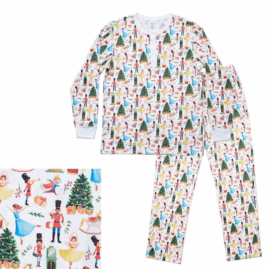 Clothing & Accessories HART + LAND | Men'S Organic Pima Cotton Pj Set - Vintage Christmas