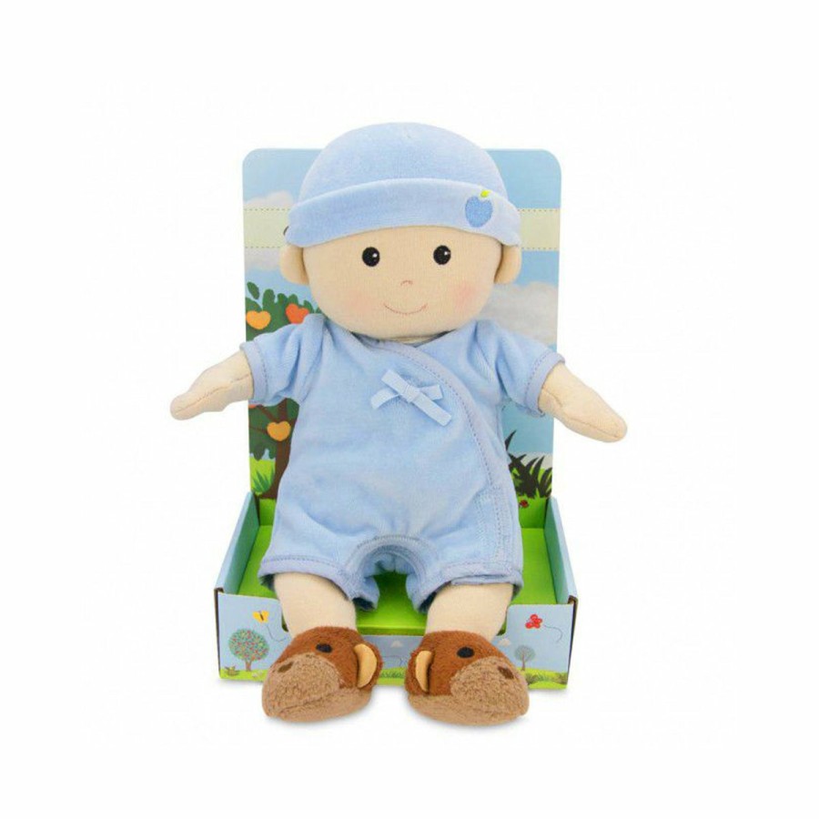 Play Apple Park | Organic Baby Boy Doll - Blue