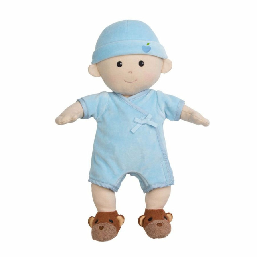 Play Apple Park | Organic Baby Boy Doll - Blue