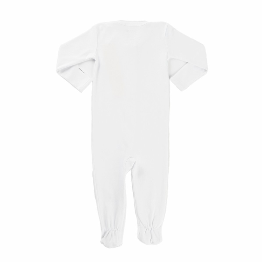 Clothing & Accessories HART + LAND Pajamas | Baby/Toddler Organic Solid Zip Footed Bodysuit