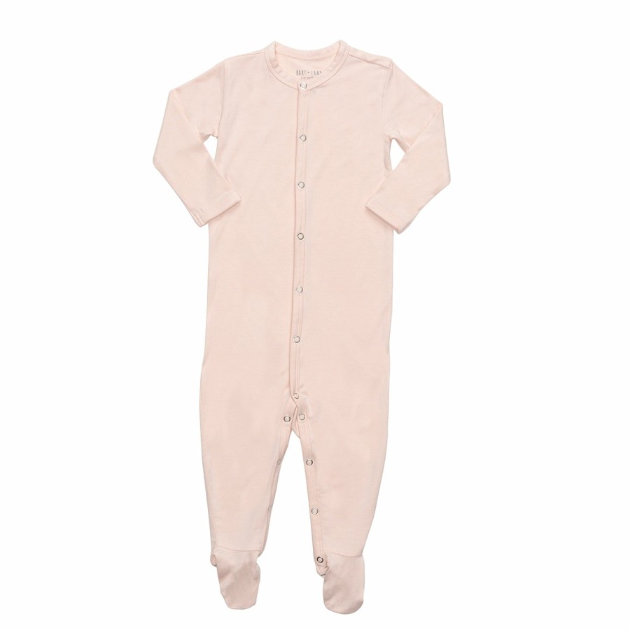 Clothing & Accessories HART + LAND Pajamas | Baby/Toddler Bamboo Solid Footed Bodysuit