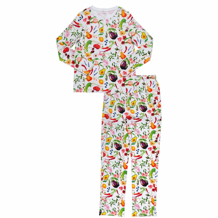 Clothing & Accessories HART + LAND | Women'S Pima Cotton Pj Set - Farmers Market