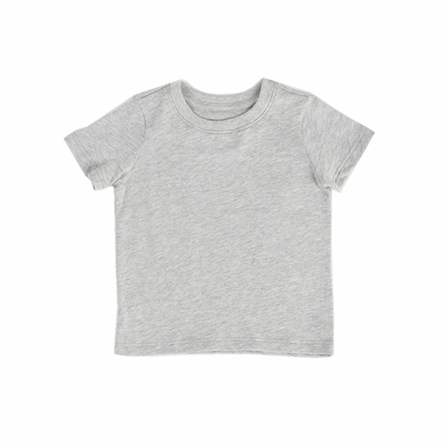 Clothing & Accessories HART + LAND Tops | Baby/Toddler/Big Kid Organic Short Sleeve Crew Tee