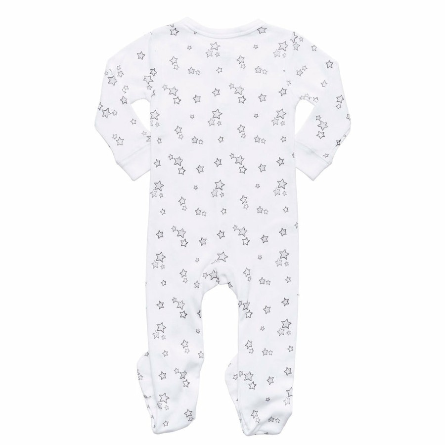 Clothing & Accessories HART + LAND Pajamas | Baby/Toddler Organic Footed Bodysuit - Galaxy Stars