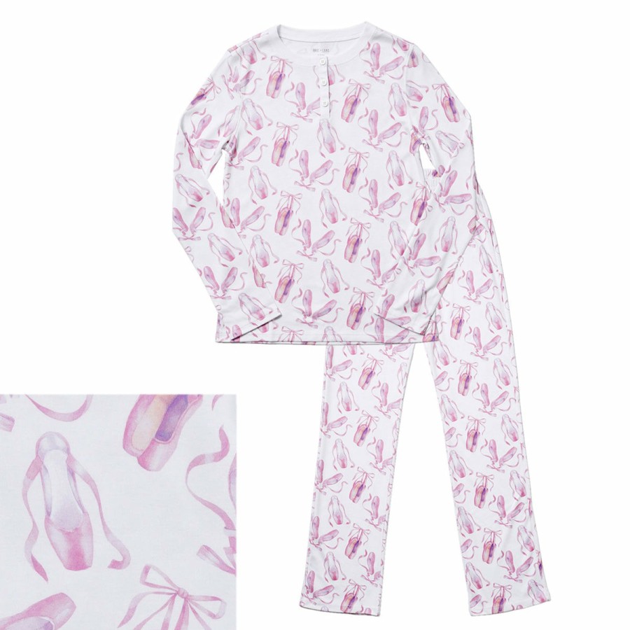 Clothing & Accessories HART + LAND | Women'S Pima Cotton Pj Set - Tiny Dancer