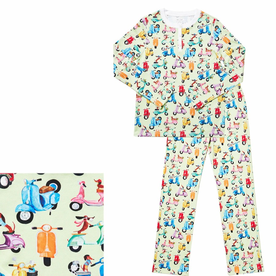 Clothing & Accessories HART + LAND | Women'S Organic Pima Cotton Pj Set - Scooter