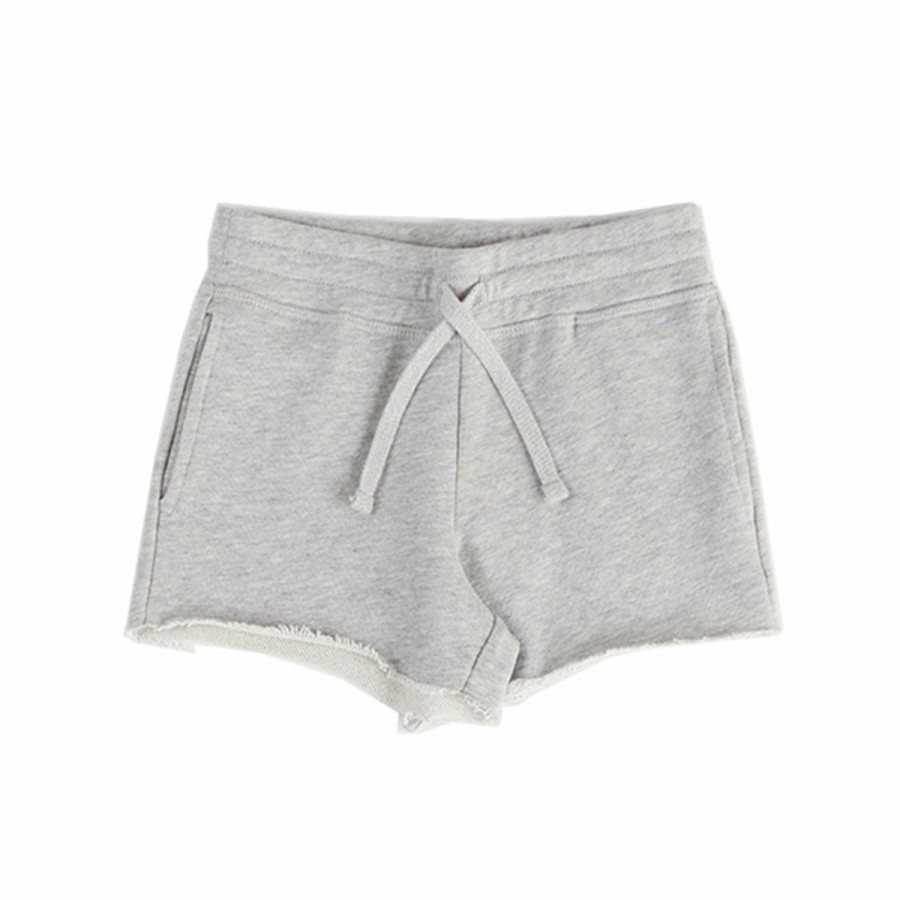 Clothing & Accessories HART + LAND Bottoms | Toddler/Big Kid Organic Solid Girl'S Drawstring Short