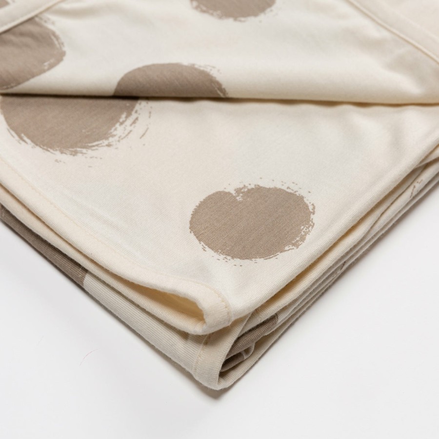 Home HART + LAND | Bamboo Swaddle Blanket- Organic Dots