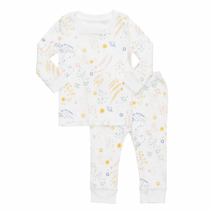 Clothing & Accessories HART + LAND Pajamas | Baby/Toddler/Big Kid Organic Tiny Galaxy Pj Set