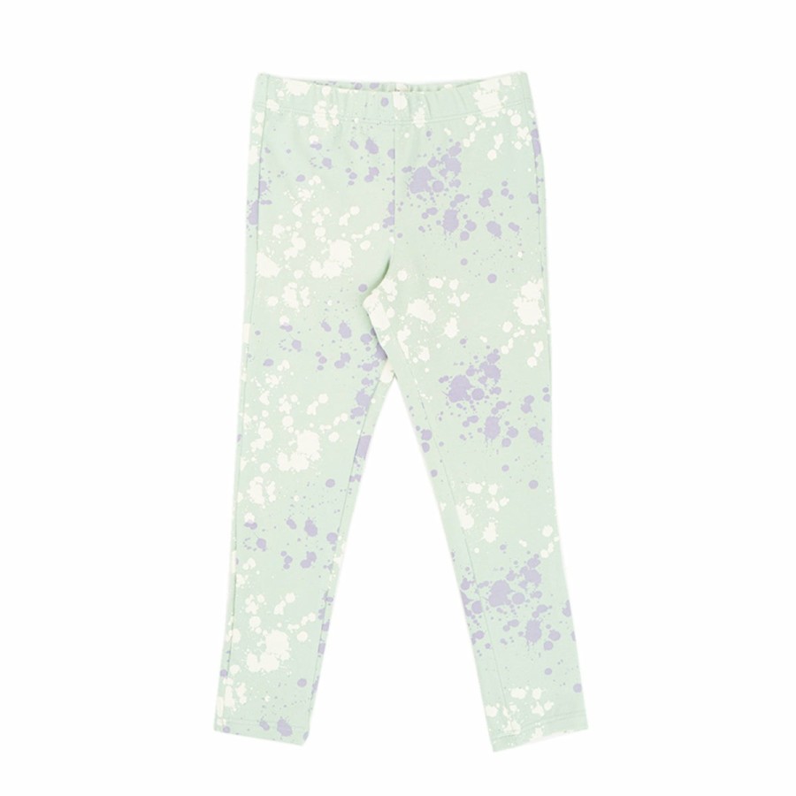 Clothing & Accessories HART + LAND Bottoms | Toddler/Big Kid Organic Girl'S Legging- Splatter