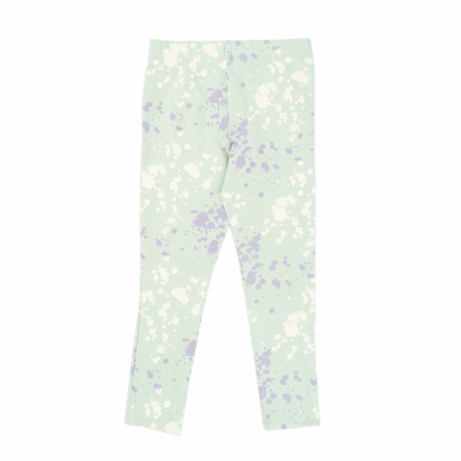 Clothing & Accessories HART + LAND Bottoms | Toddler/Big Kid Organic Girl'S Legging- Splatter