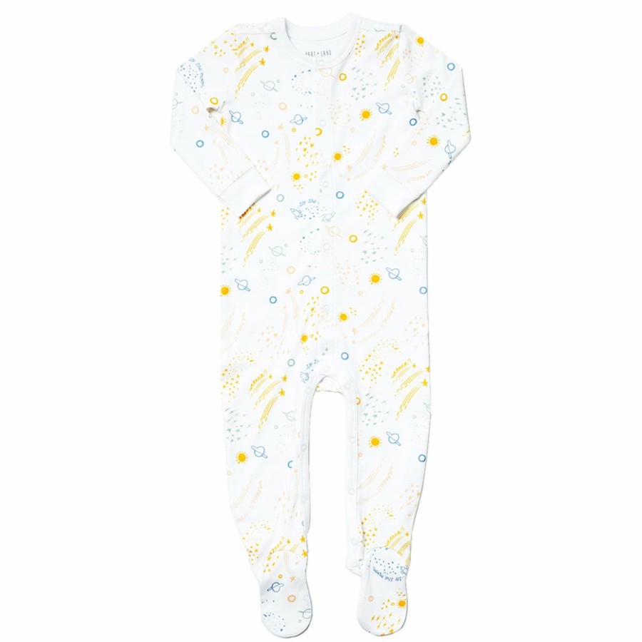 Clothing & Accessories HART + LAND Pajamas | Baby/Toddler Organic Footed Bodysuit - Tiny Galaxy