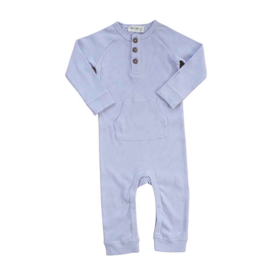 Clothing & Accessories HART + LAND Onesies & Rompers | Baby/Toddler Organic Ribbed Romper